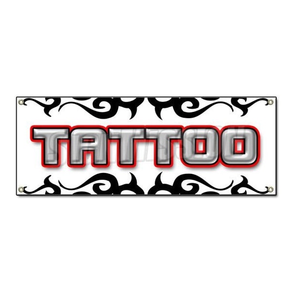 Signmission TATTOO 1 BANNER SIGN shop artist signs body art piercing body modification B-Tattoo1 - main